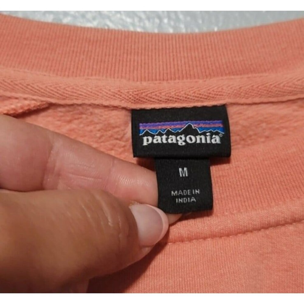 Patagonia Ahnya Cap Sleeve Sweatshirt Top Size Medium - Picture 4 of 9